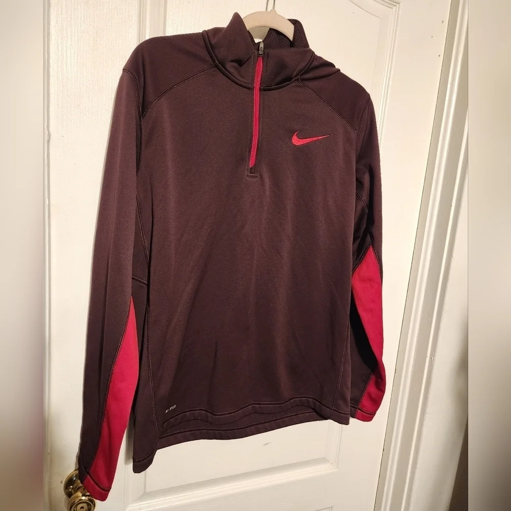 Nike Burgundy/Red Therma-fit Jacket Size M
